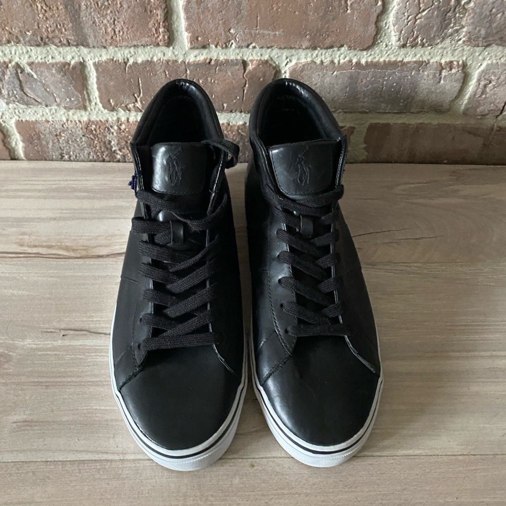 Polo Ralph Lauren Leather High-Top Sneakers